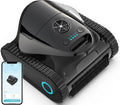 C1 Cordless Robotic Pool Cleaner with Wall Climbing & Waterline Cleaning, Long Runtime, Dual Layers, Automatic Pool Vacuum with APP, Multi Cleaning Modes and Paths, Fast Charging, Obsidian