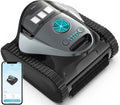 C1 Cordless Robotic Pool Cleaner with Wall Climbing & Waterline Cleaning, Long Runtime, Dual Layers, Automatic Pool Vacuum with APP, Multi Cleaning Modes and Paths, Transparent Slate Navy